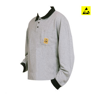 ESD Safe Polo Shirt Long Sleeve